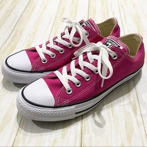 Converse Pink All Star Lo Shoes